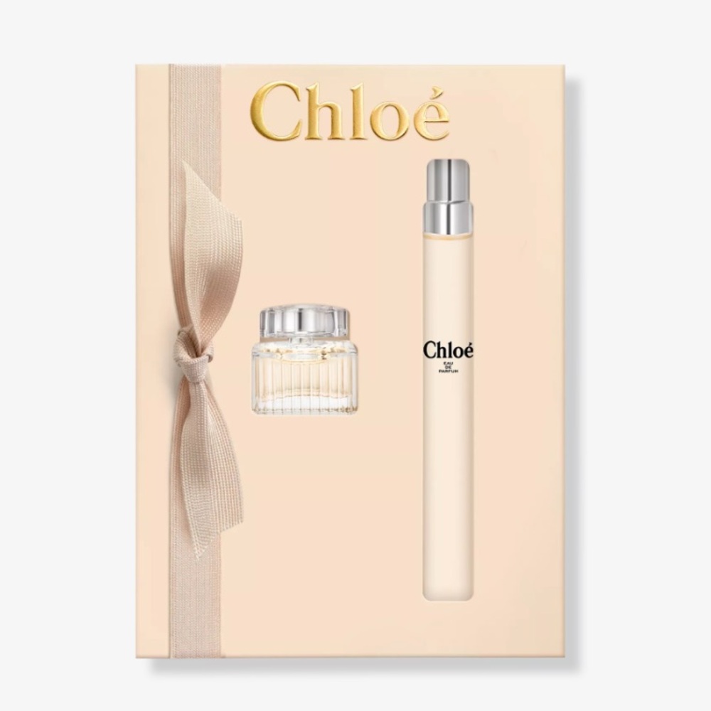 Chloe Makeup Set - Cream and Gold